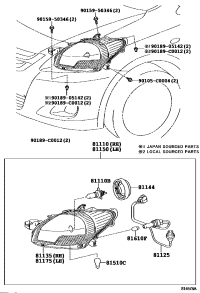 811250D300-CORD, HEADLAMP