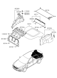 857503R000-FRAME ASSY-PARTITION UPR