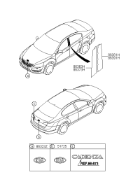 0Z53H51725-ORNAMENT-KIA