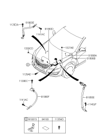 916603R011-WIRING ASSY-RR DR RH