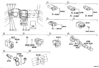 8415260040-SWITCH, HEADLAMP LEVELING