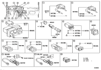 8473236060-SWITCH ASSY, HEATER BLOWER