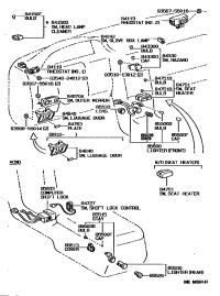 8433250010-SWITCH ASSY, HAZARD WARNING SIGNAL