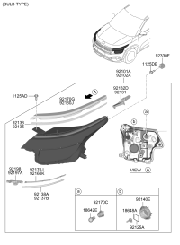 92101Q7100-LAMP ASSY-HEAD,LH