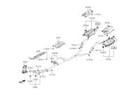 287102B410-PIPE-TAIL W/MUFFLER LH
