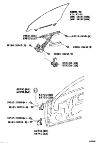 6879653010-COVER, DOOR HINGE, NO.1 LH