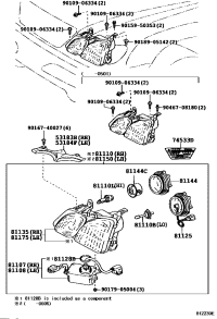 5318360090-SEAL, HEADLAMP COVER, RH