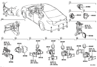 8449053011-SWITCH ASSY, BACK SONAR OR CLEARANCE SONAR