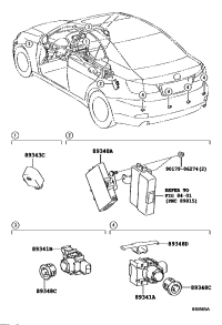 8934164010D1-SENSOR, ULTRASONIC, NO.2