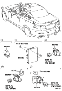 8934164010A3-SENSOR, ULTRASONIC, NO.1