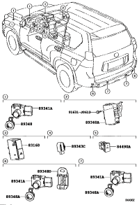 8934160030B0-SENSOR, ULTRASONIC, NO.1