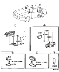 9098112020-BULB(FOR MAP LAMP),RH/LH