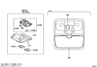8126060090A0-BOX ASSY, ROOF CONSO