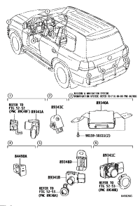 8934133160F1-SENSOR, ULTRASONIC, NO.1