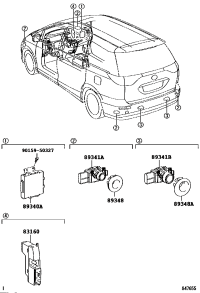 8316028081-Indicator assy, clearance warning