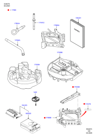 ES7C1402DA-PLATE - HEADLAMP MOU