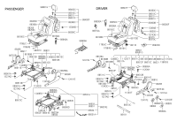 8850138324-TRACK ASSY-PWR SEAT ADJ DOUBLE