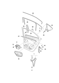 5GD839461-WINDOW LIFTER PORSCHE LH RR