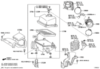171190P110-BRACKET, AIR CLEANER