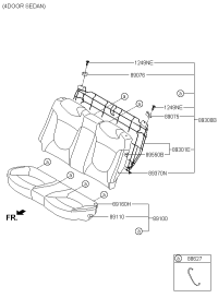 891000U000N2E-CUSHION ASSY-RR SEAT