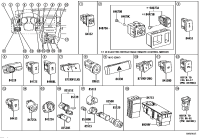 8415260060-SWITCH, HEADLAMP LEVELING