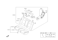 89373B3000RYN-GUIDE-REAR SEAT BACK WEBBING,L
