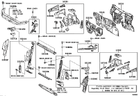521290R020-ARM, FRONT BUMPER, UPPER NO.2 RH