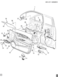 23111667-Harness, front side door harness