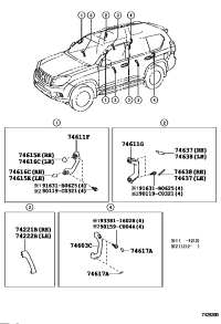 742210G020-COVER, DOOR ARMREST, RH