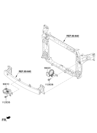 96641H3500-HORN ASSY,LOW