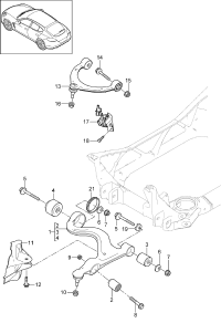 97034105122-TRACK CNTRL ARM FRT RH AUDI-Q7