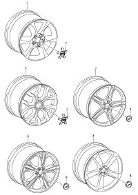 420601025-Wheel rim: