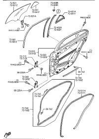 GJ6J72605C-RUN CHANNEL(R),GLASS