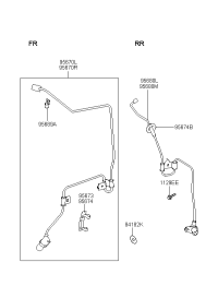 9567017010-SENSOR ASSY-ABS FR WHEEL LH