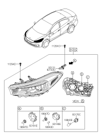 92101B5520-LAMP ASSY-HEAD,LH