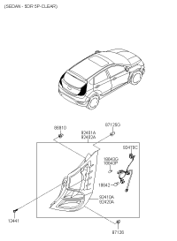 924400U600-HOLDER & WIRING-RR COMB