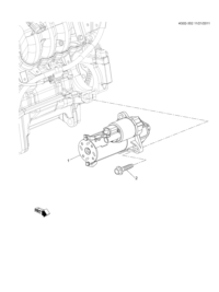 12609317-STARTER 12V/2.2KW/10T-C(W204)