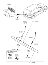 5K53A51270A-LAMP ASSY, LICENSE PLATE