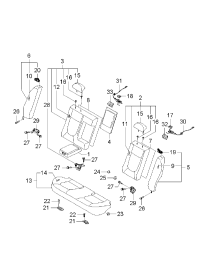 897522F000-BRKT ASSY-RR SEAT BACK HINGE