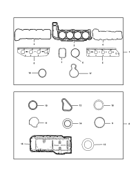 68031383AA-GASKET PACKAGE ENGINE UPPER