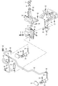 3C0955473-BRACKET-ENGINE SUPP*