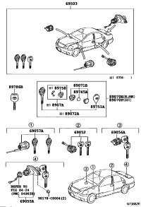 690050N011-CYLINDER SET, LOCK