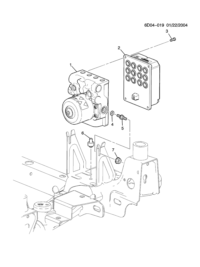 89060294-Repair kit (incl 3) (to be programmed) (brake engagement sensor to be calibrated) (see service infor