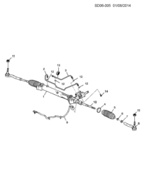 22777709-Gear, steering (incl. 2-9)