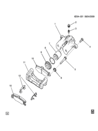 89047677-Kit, rr. caliper (incl. 2,3, 7-9) (4