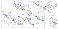 391006CR1A-SHAFT ASSY-FRON