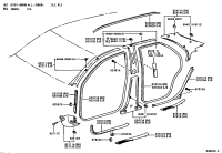 6231633020E0-COVER, FRONT DOOR OPENING TRIM, LH