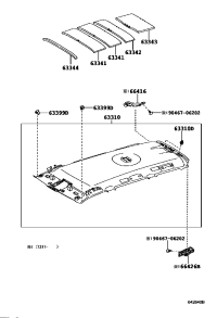 633100G050A1-HEADLINING ASSY, ROOF