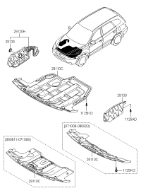 291302B150-COVER-ENGINE UNDER LH