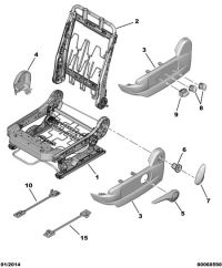 8898YC-Switch, seat adjuster